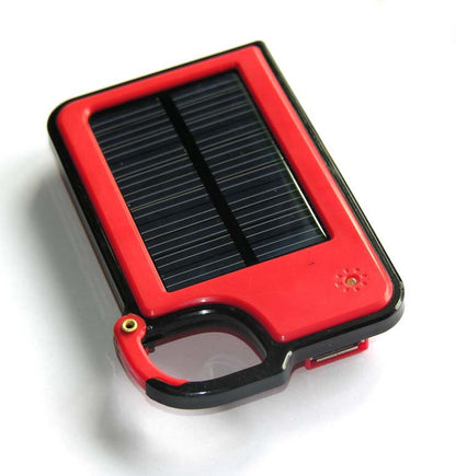 Solar Power Bank Solar Charger Power Bank Polymer Hook Keychain